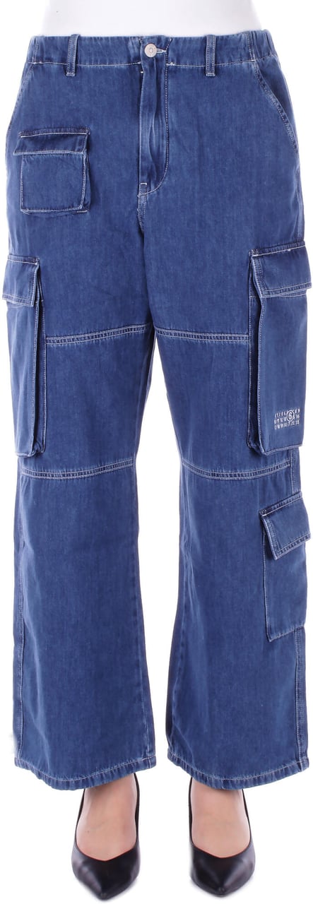 Maison Margiela Jeans Blue Blauw
