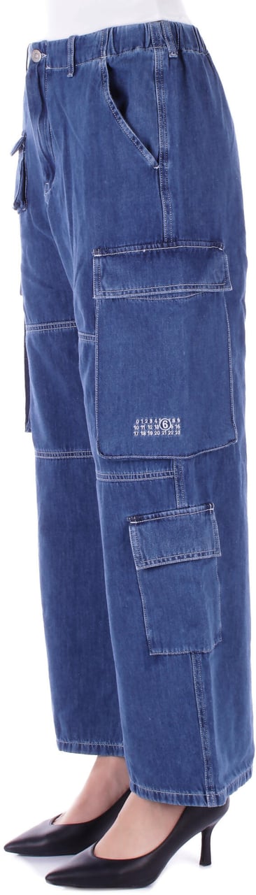 Maison Margiela Jeans Blue Blauw