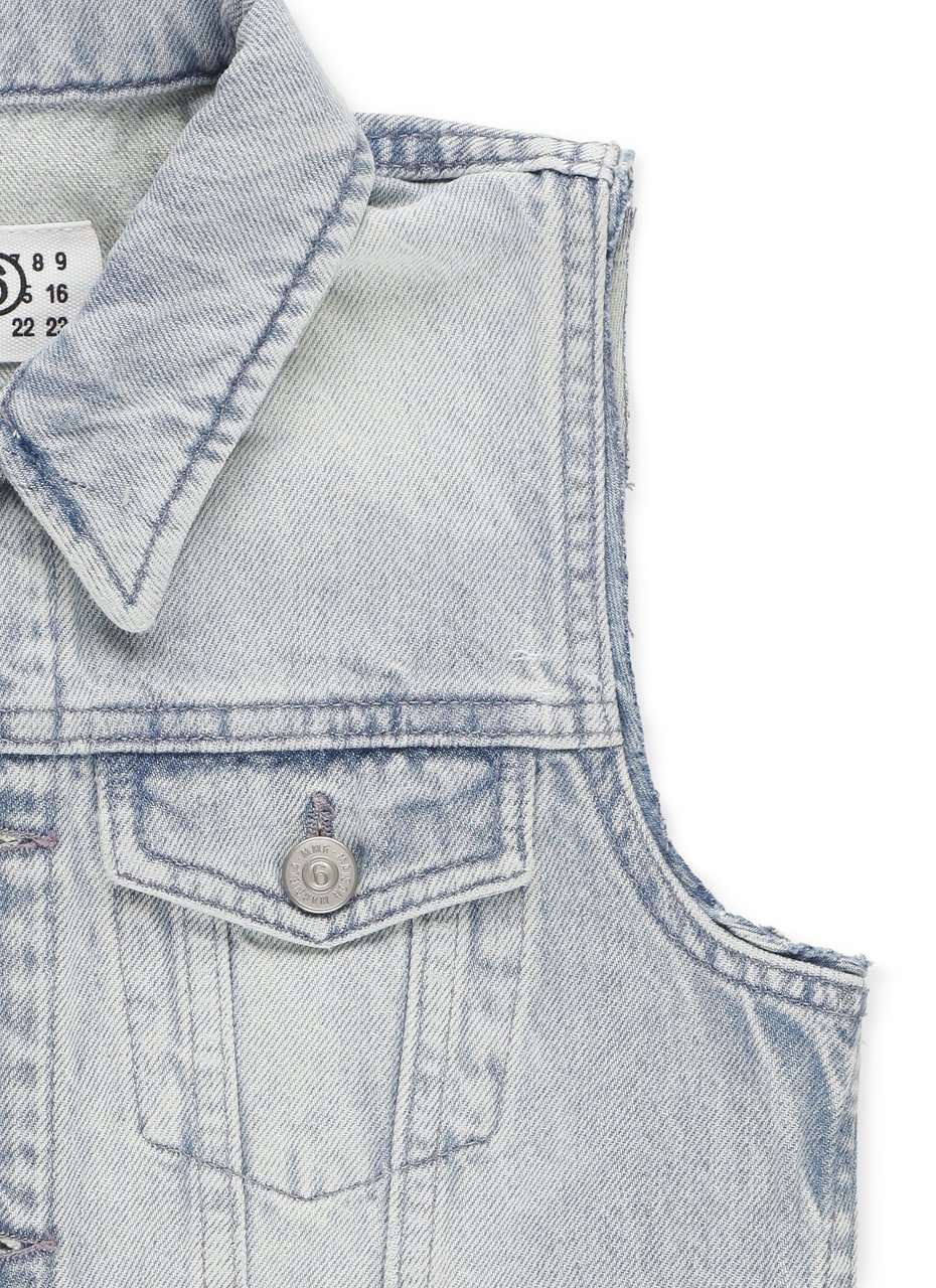 Maison Margiela Dresses Blue Lichtblauw