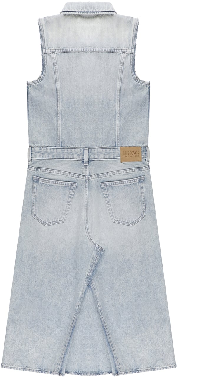 Maison Margiela Dresses Blue Lichtblauw