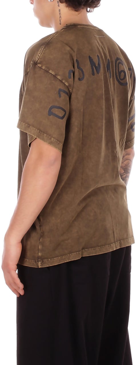 Maison Margiela T-Shirts And Polos Kaki Bruin