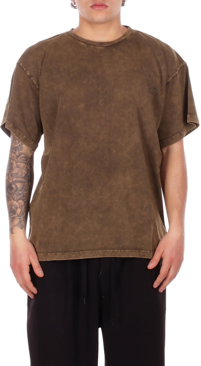 Maison Margiela T-Shirts And Polos Kaki Bruin