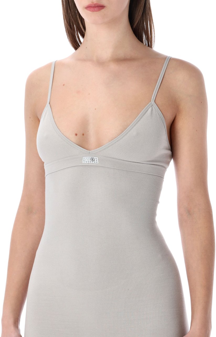 Maison Margiela Mini Dress Grigio Grijs