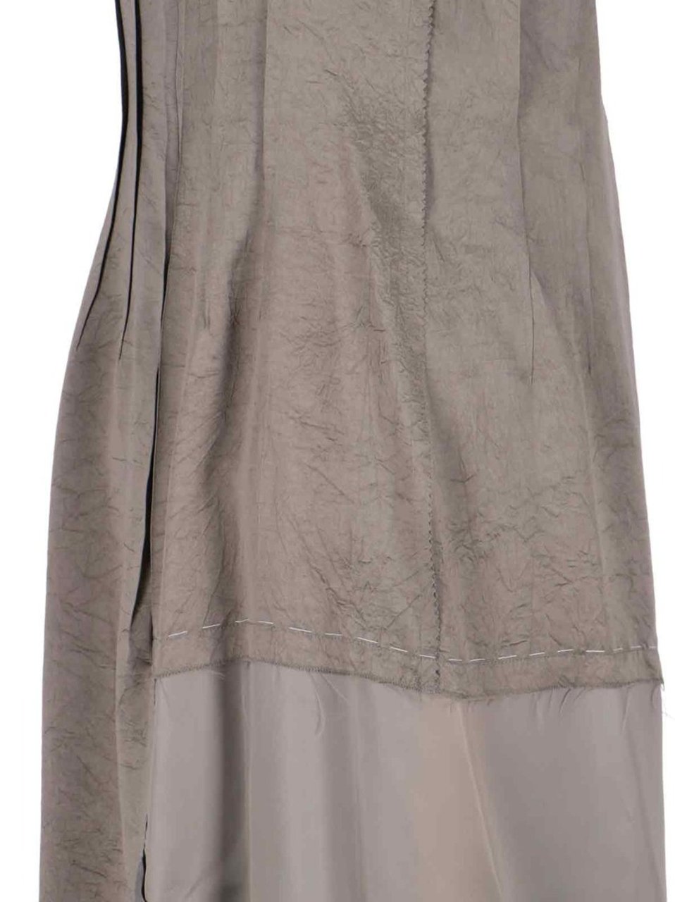 Maison Margiela Midi "Anonimity Of The Lining" Dress – Taupe Neutraal