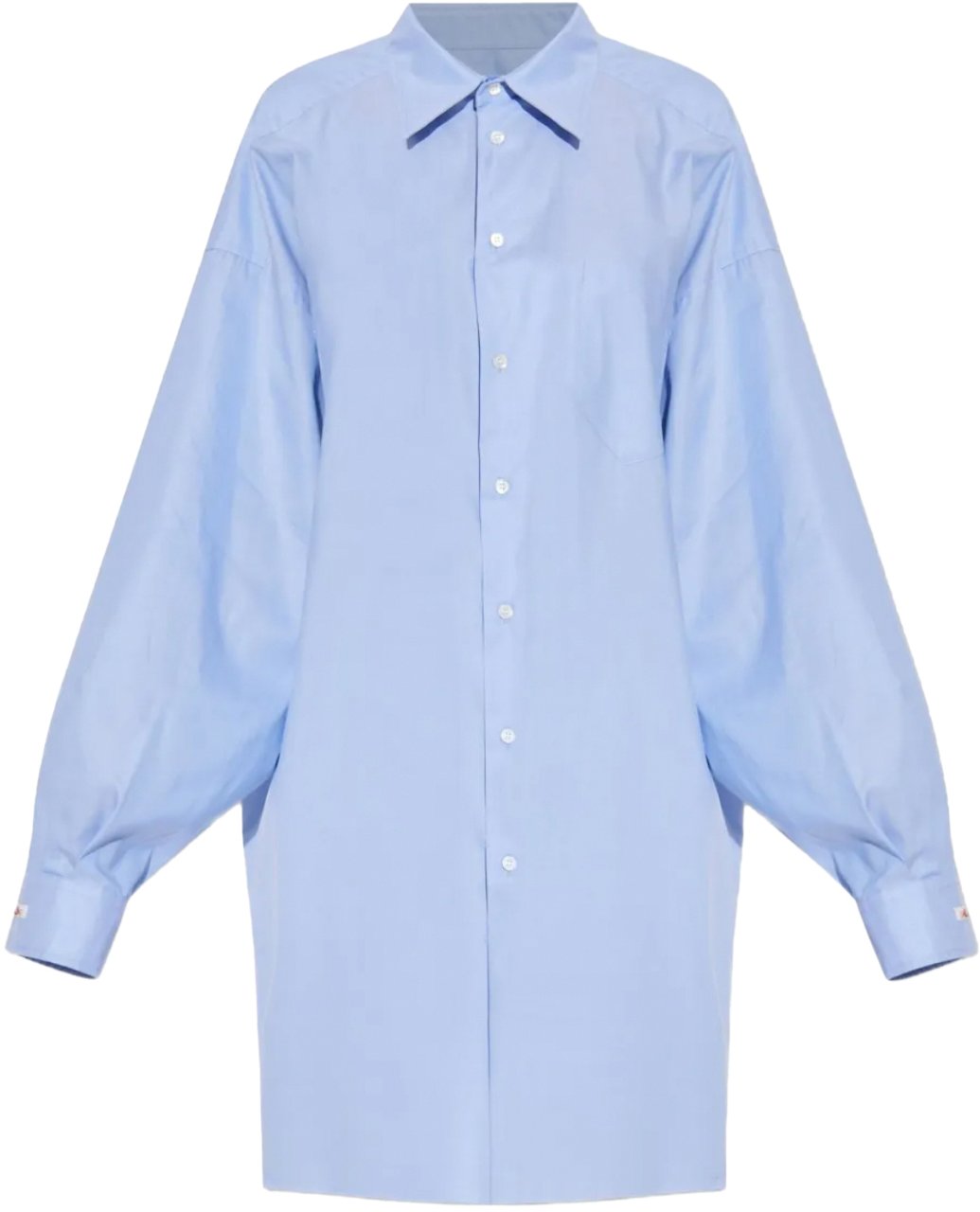 Maison Margiela Long-sleeved Shirt Blue Blauw