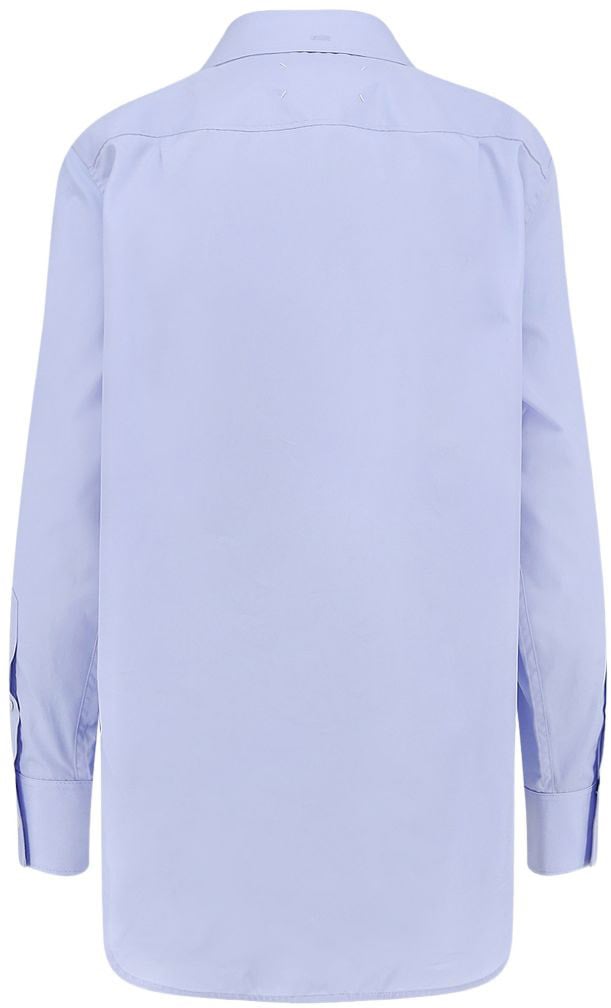 Maison Margiela Shirts Clear Blue Blauw