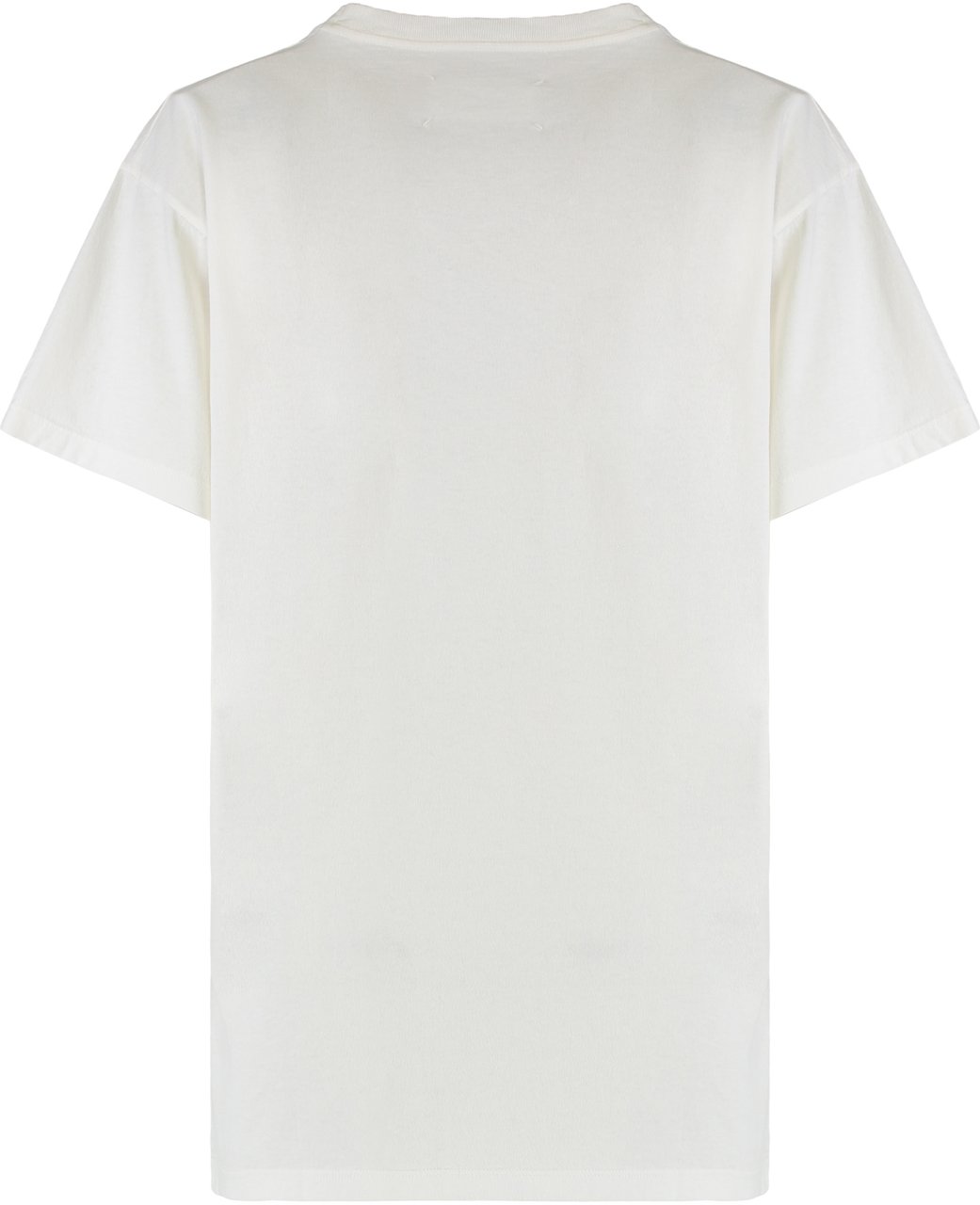 Maison Margiela Round neck t-shirt in cotton Wit