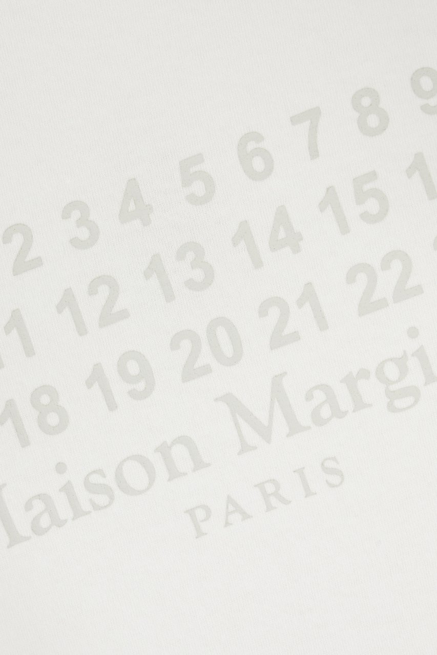 Maison Margiela Maison Margiela Ivory cotton t-shirt Neutraal