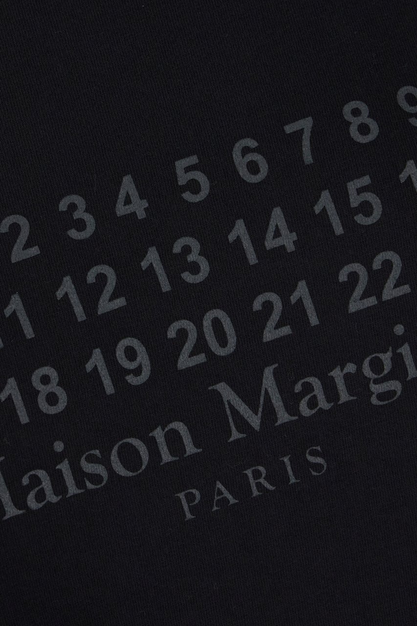 Maison Margiela Maison Margiela Black cotton t-shirt Zwart