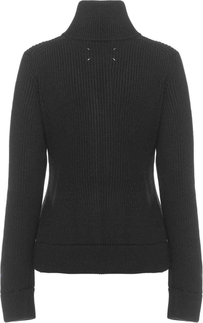 Maison Margiela Sweaters Black Zwart