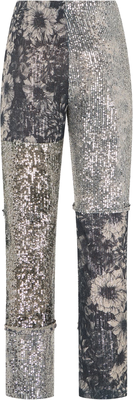 Maison Margiela Patchwork trousers with sequins Divers