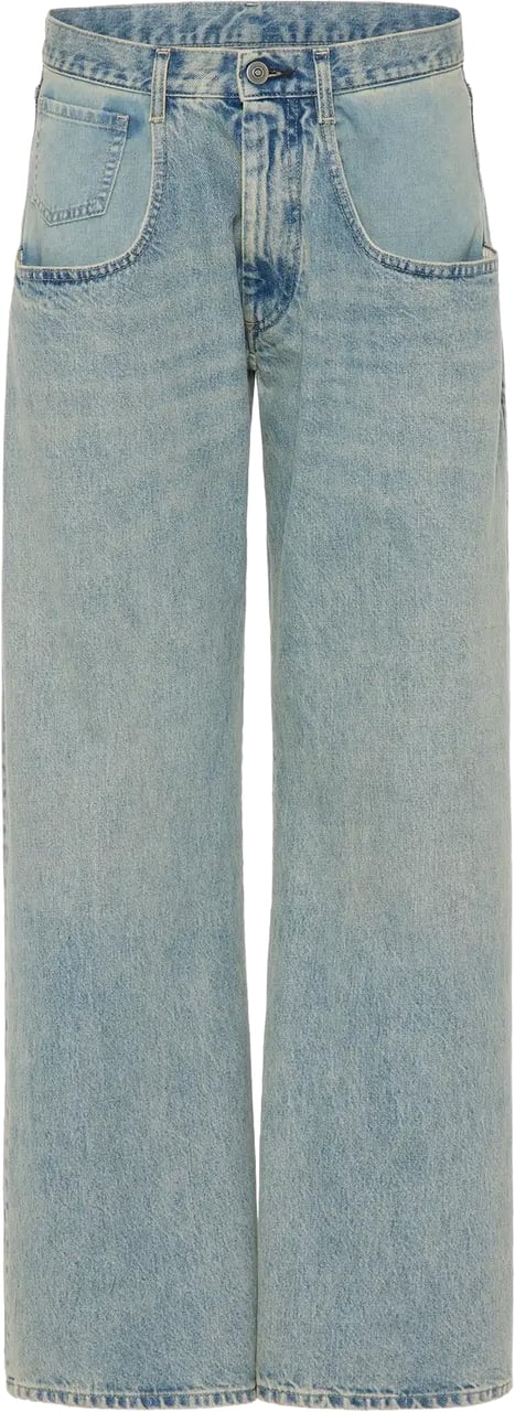 Maison Margiela Pants 5 Pockets Blue Blauw
