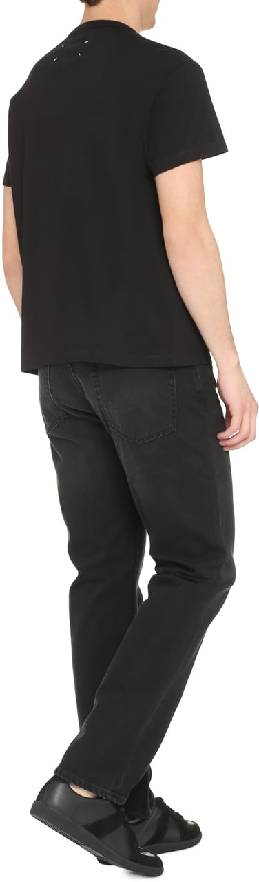 Maison Margiela Logo cotton t-shirt Zwart
