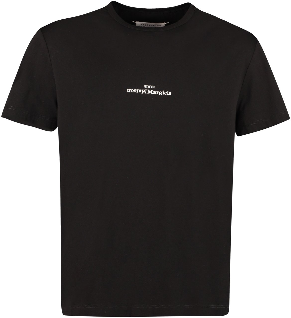 Maison Margiela Logo cotton t-shirt Zwart