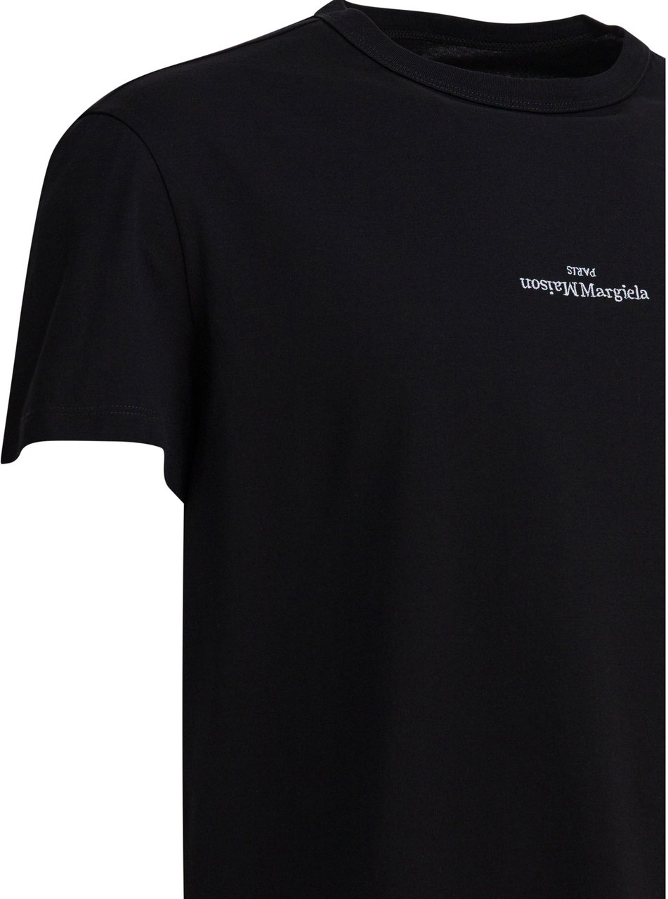 Maison Margiela T-shirt with logo Zwart