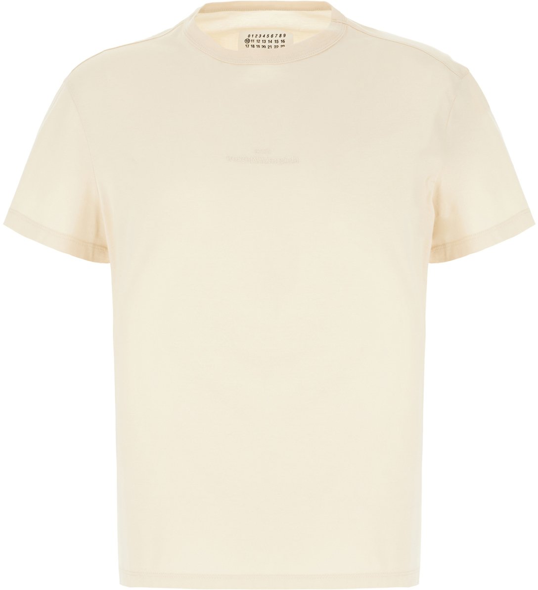 Maison Margiela Maison Margiela Sand cotton t-shirt Neutraal