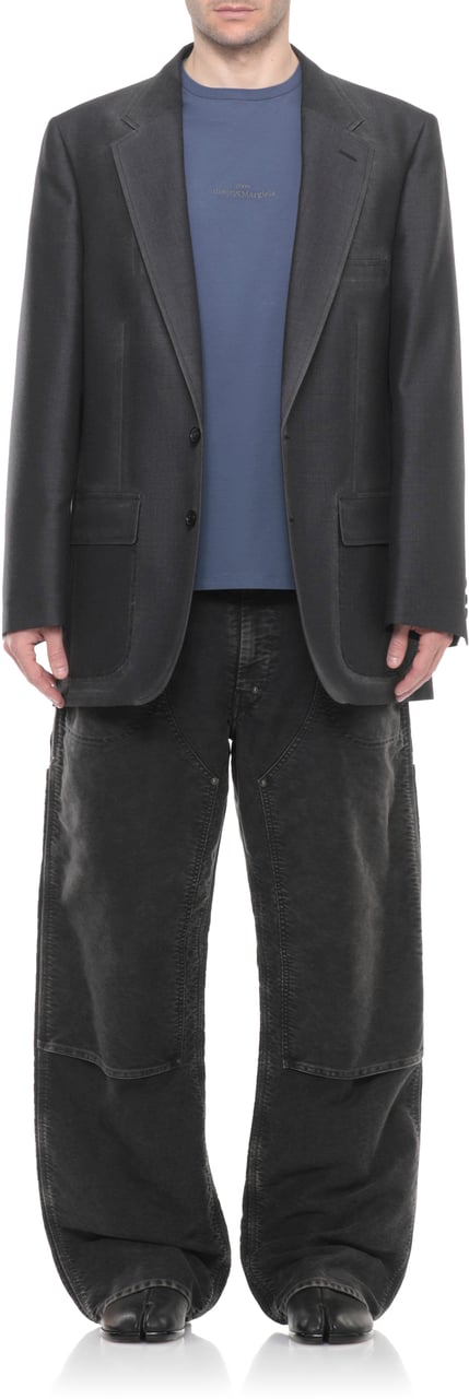 Maison Margiela T-Shirts And Polos Blue Blauw
