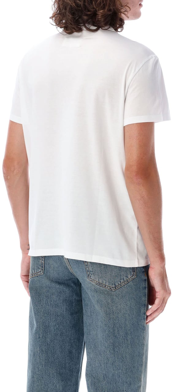 Maison Margiela Tshirt Logo Bianco Wit