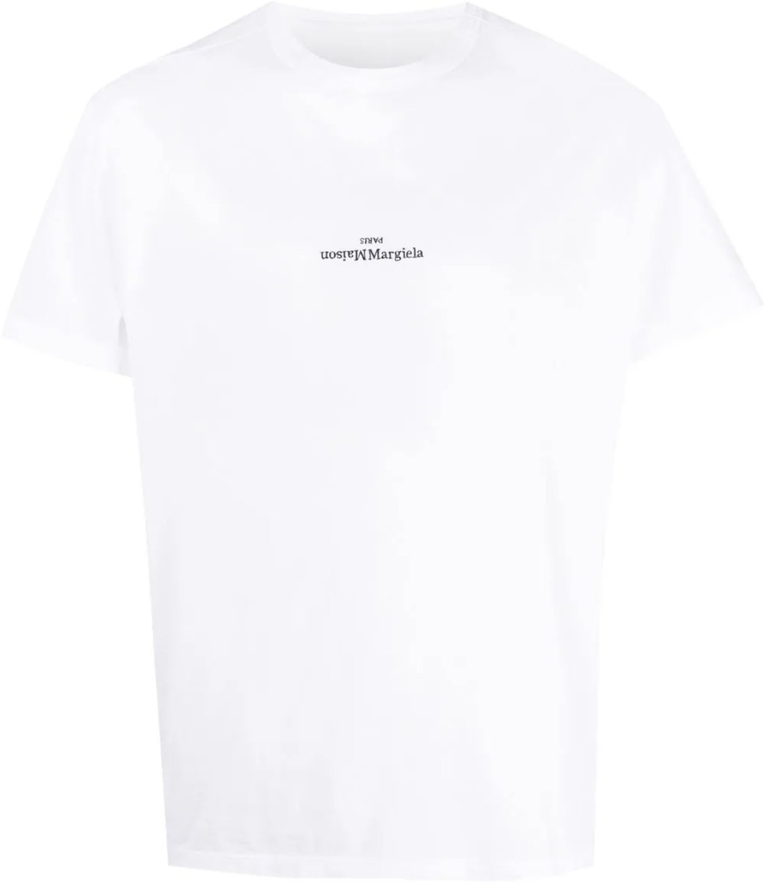 Maison Margiela Logo Tee White Wit