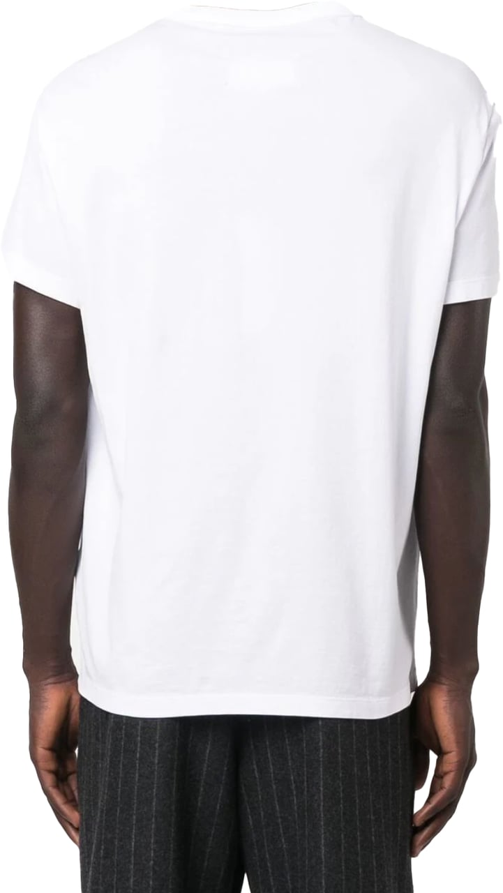 Maison Margiela Logo Tee White Wit