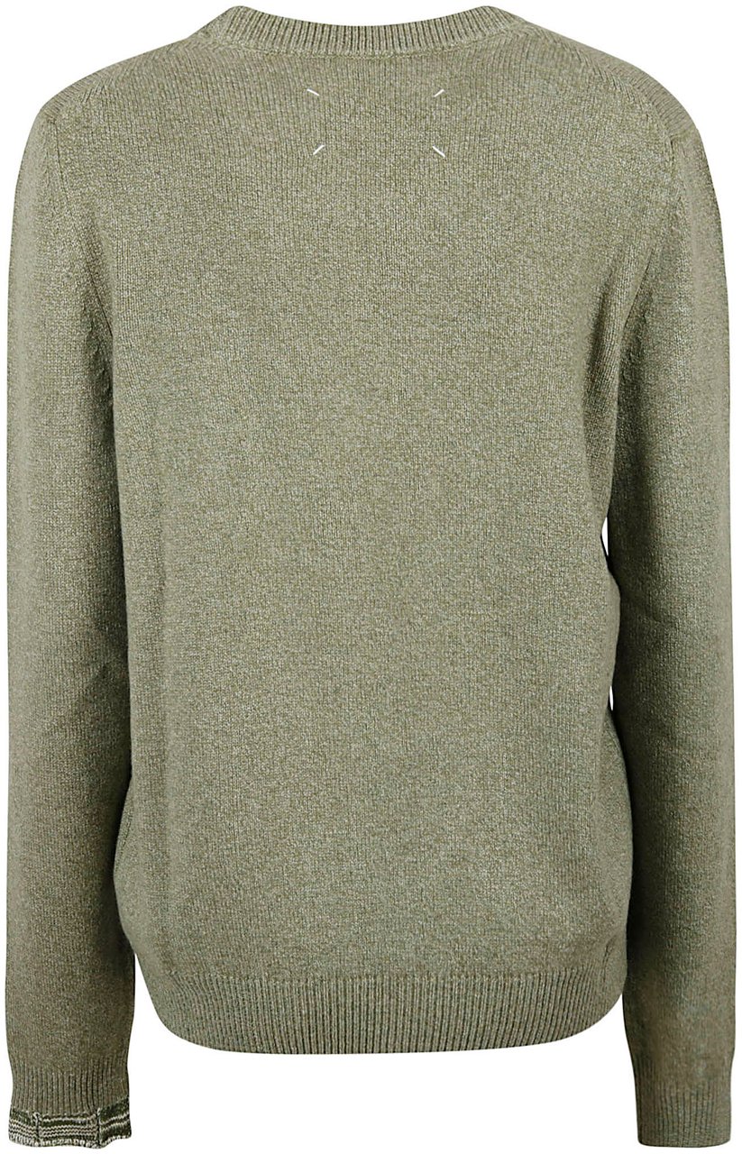 Maison Margiela Fine Knit Sweater Groen