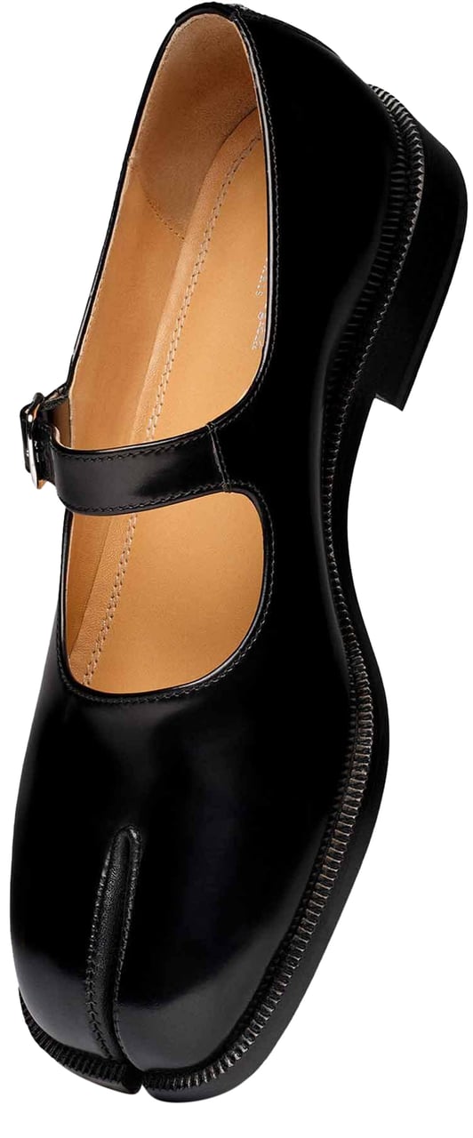 Maison Margiela Mary Janes Tabi Shoes Zwart