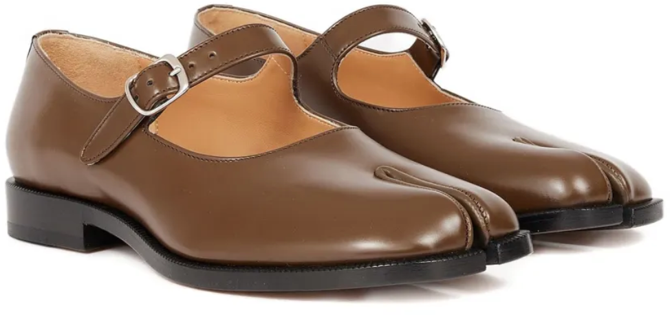 Maison Margiela Tabi Mary Jane Brown Divers