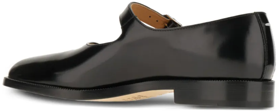 Maison Margiela Tabi Mary Jane Black Zwart