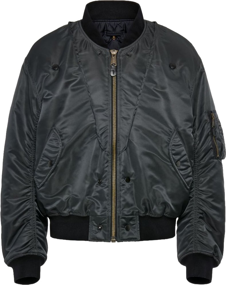 Maison Margiela Coats Dark Grey Donkergrijs