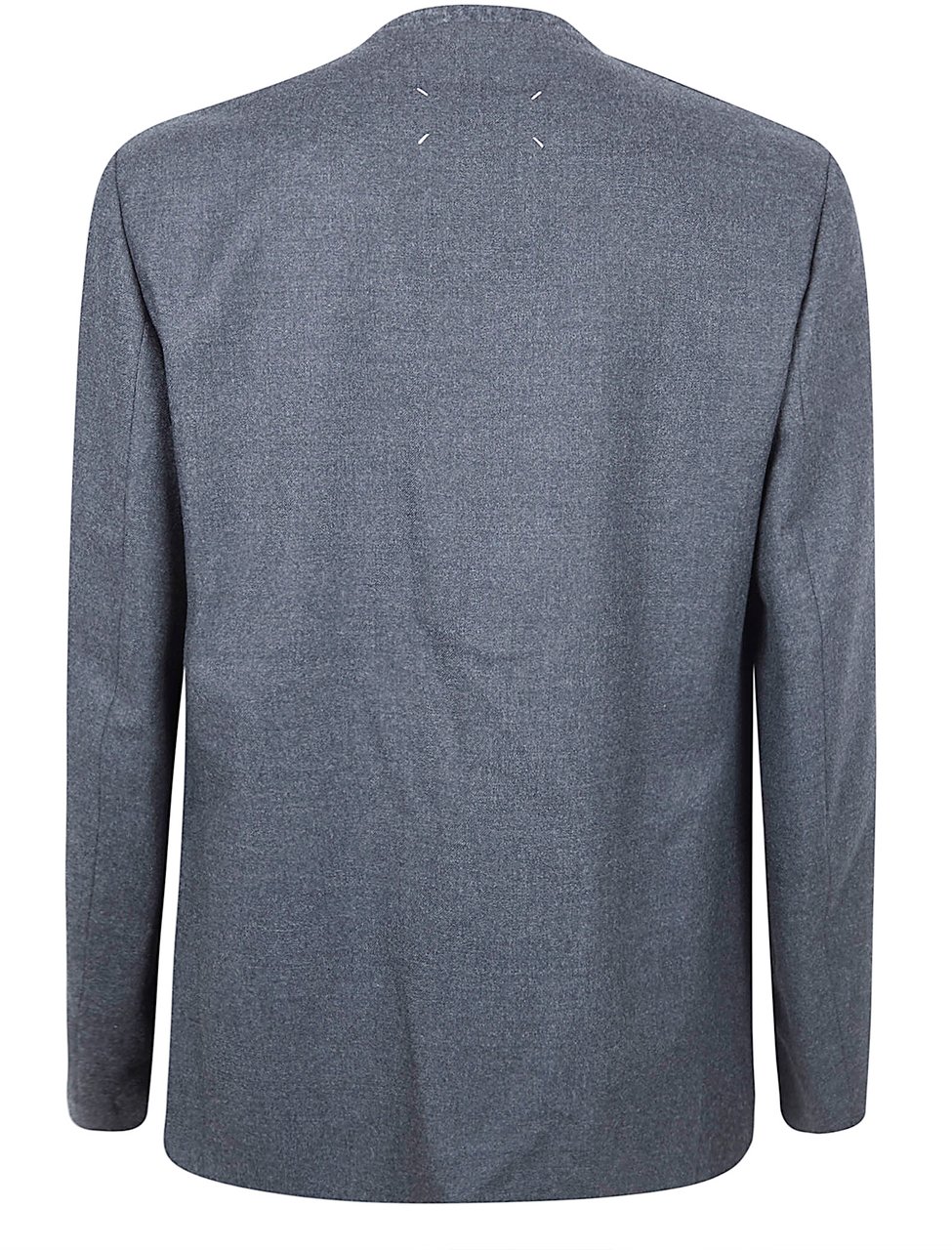 Maison Margiela Virgin Wool Open-Front Jacket Grijs