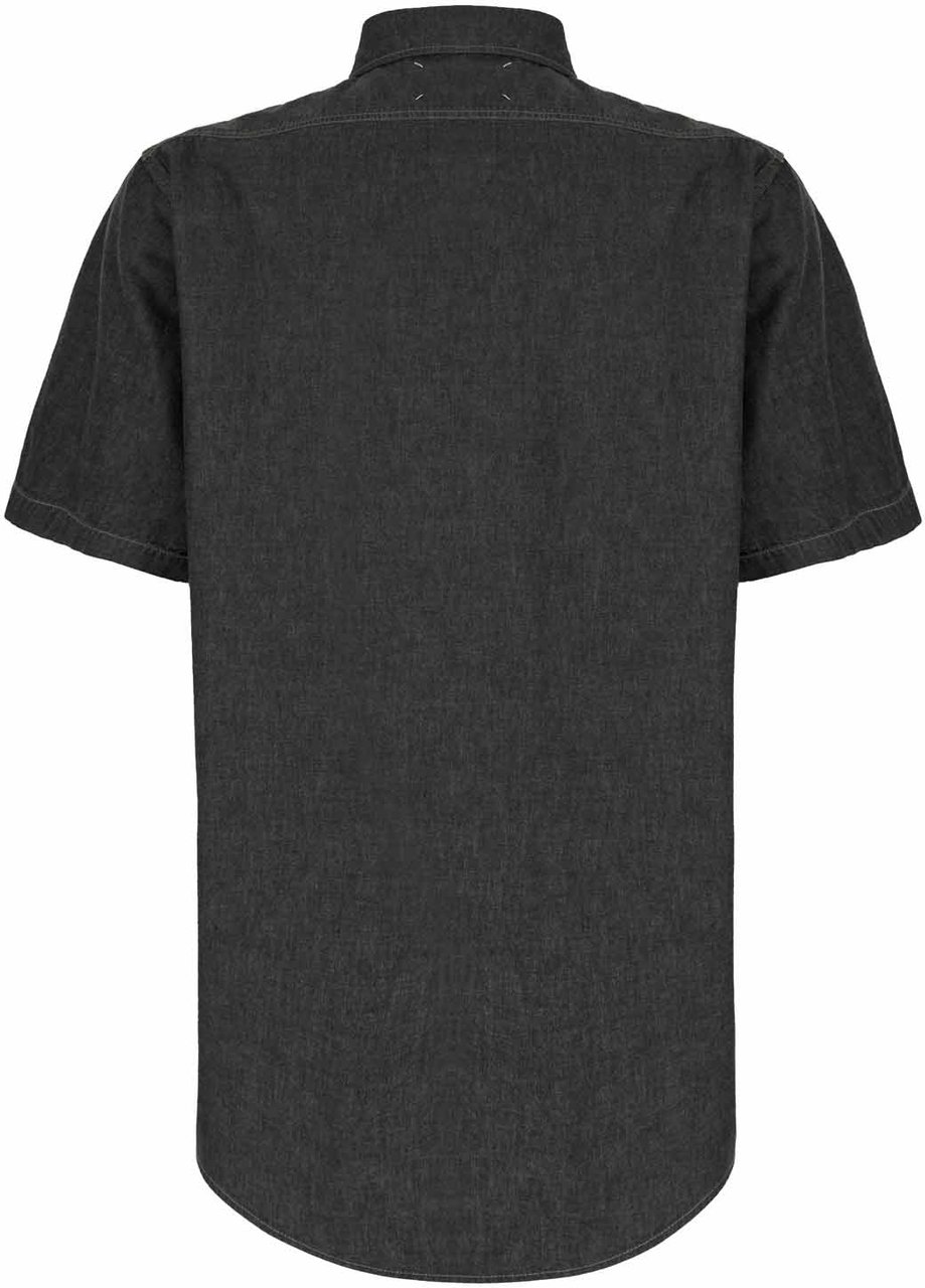 Maison Margiela Maison Margiela Dark grey cotton shirt Grijs