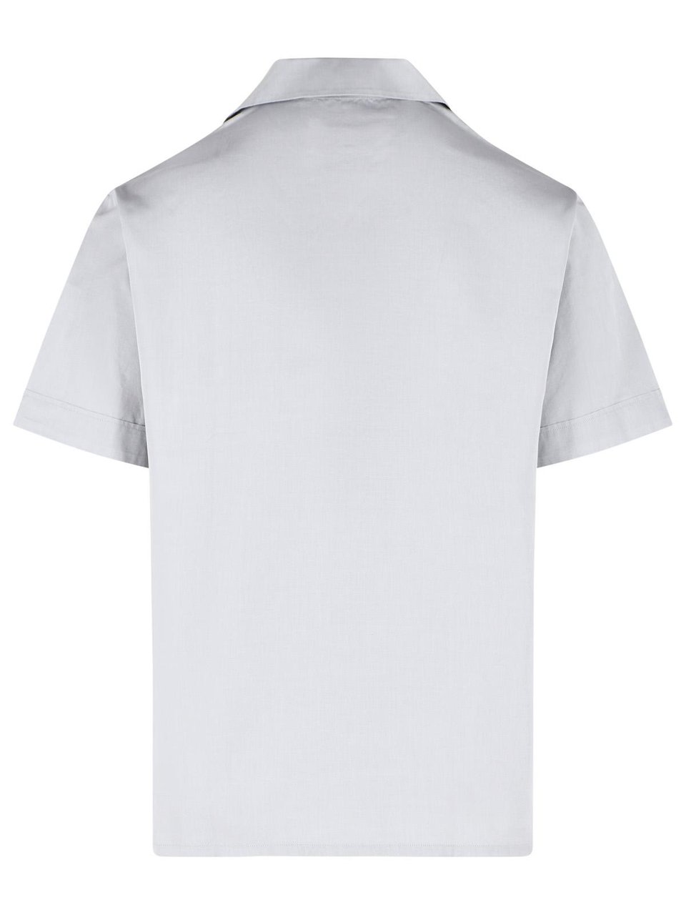 Maison Margiela Cotton Shirt With Grey Bowling Collar Wit