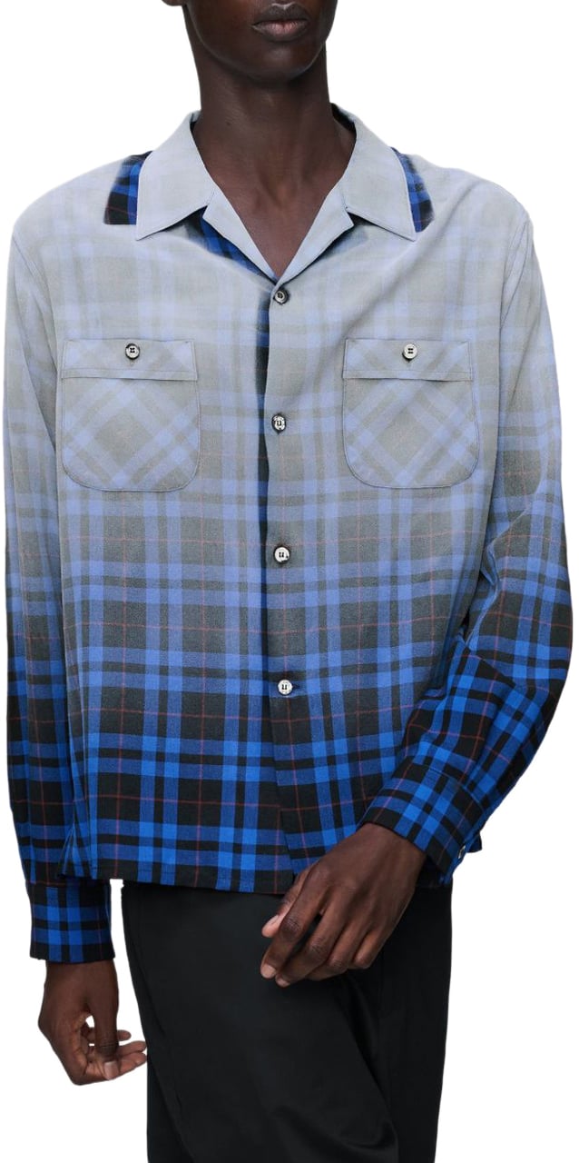 Maison Margiela Shirts Blue Blauw