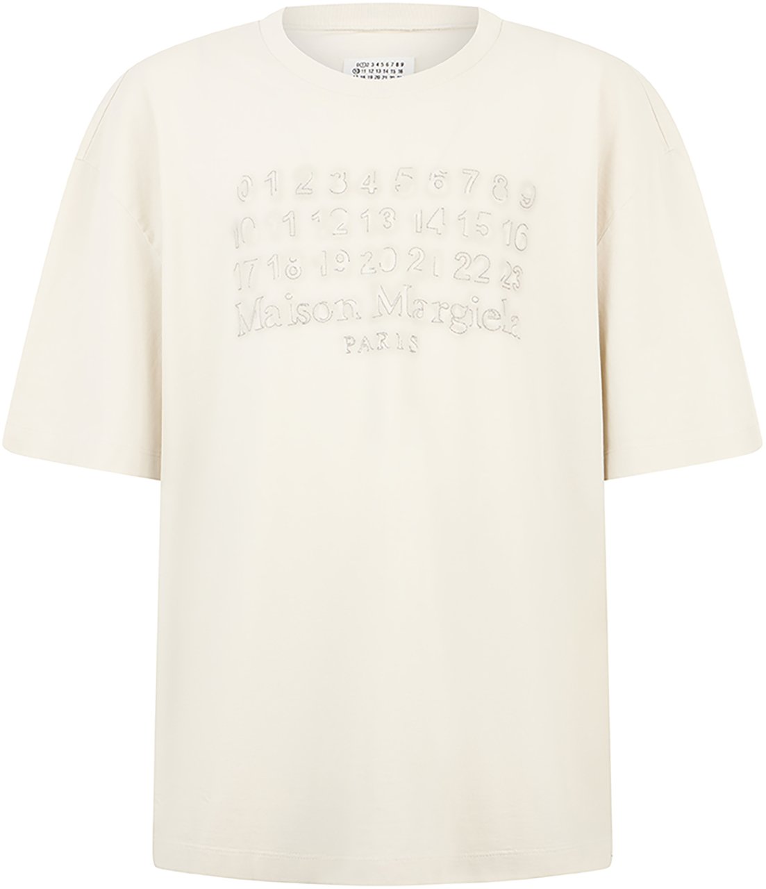 Maison Margiela Cotton T-shirt with short sleeves Neutraal