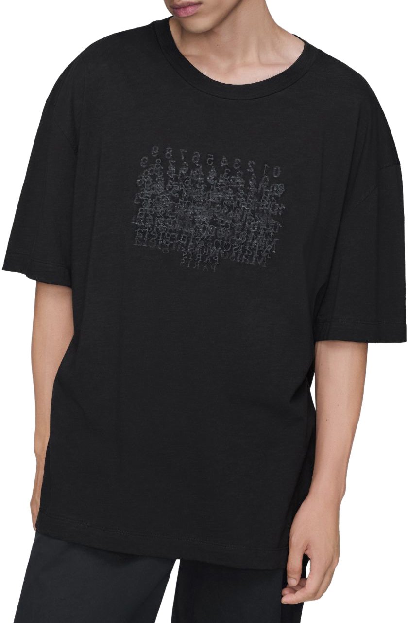 Maison Margiela T-Shirts And Polos Black Zwart