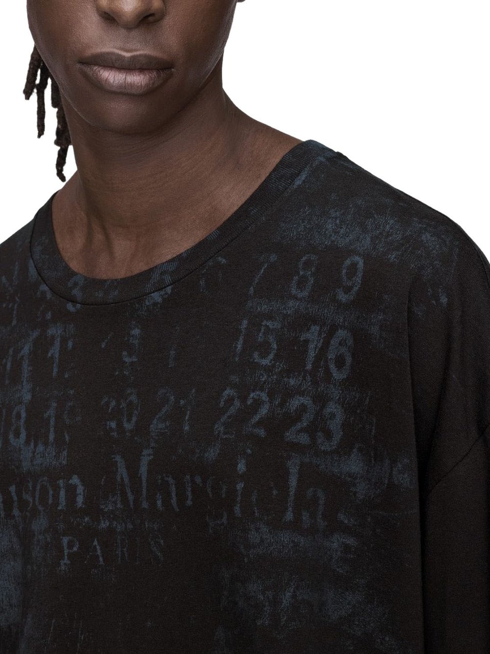 Maison Margiela T-Shirts And Polos Black Zwart