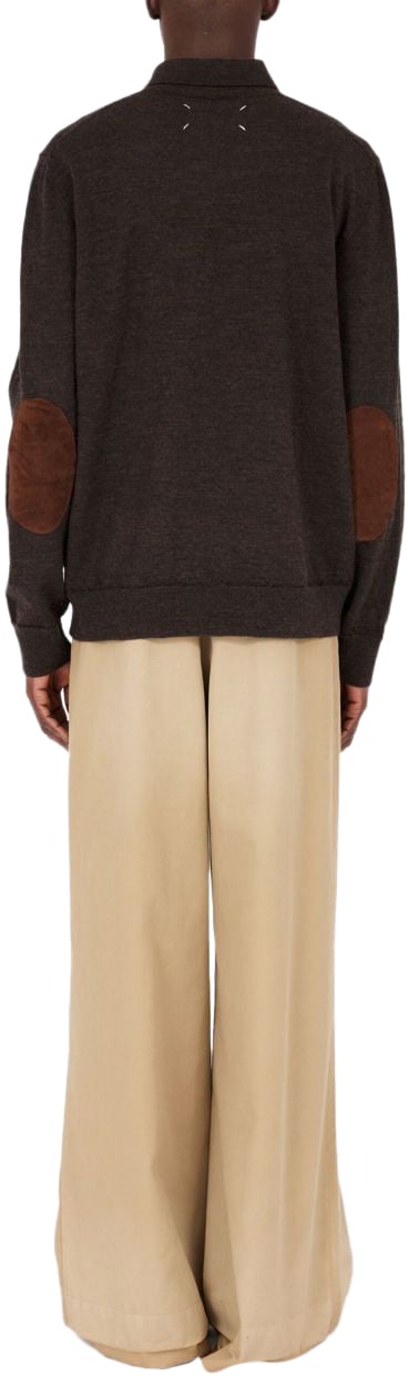 Maison Margiela T-Shirts And Polos Marrone Scuro Bruin