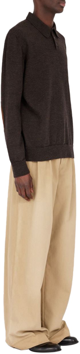 Maison Margiela T-Shirts And Polos Marrone Scuro Bruin