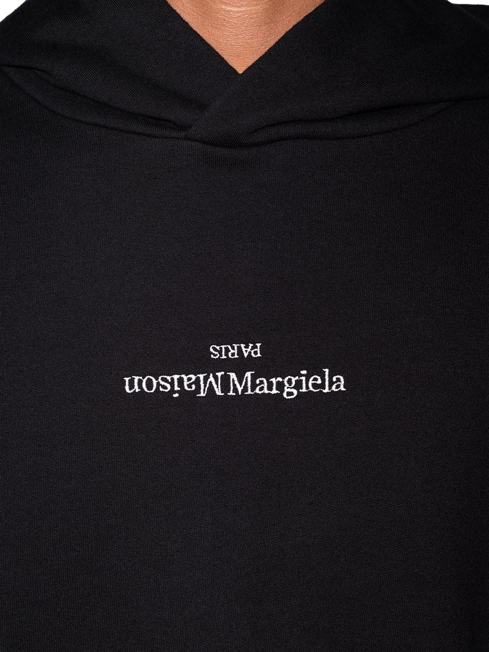 Maison Margiela Maison Margiela Maglie Nero E Bianco Zwart