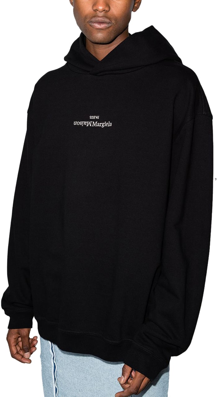 Maison Margiela Maison Margiela Maglie Nero E Bianco Zwart