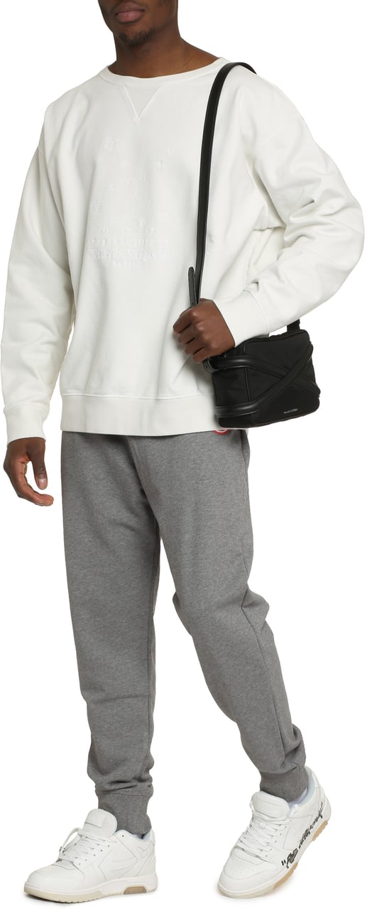 Maison Margiela Cotton crew-neck sweatshirt Wit