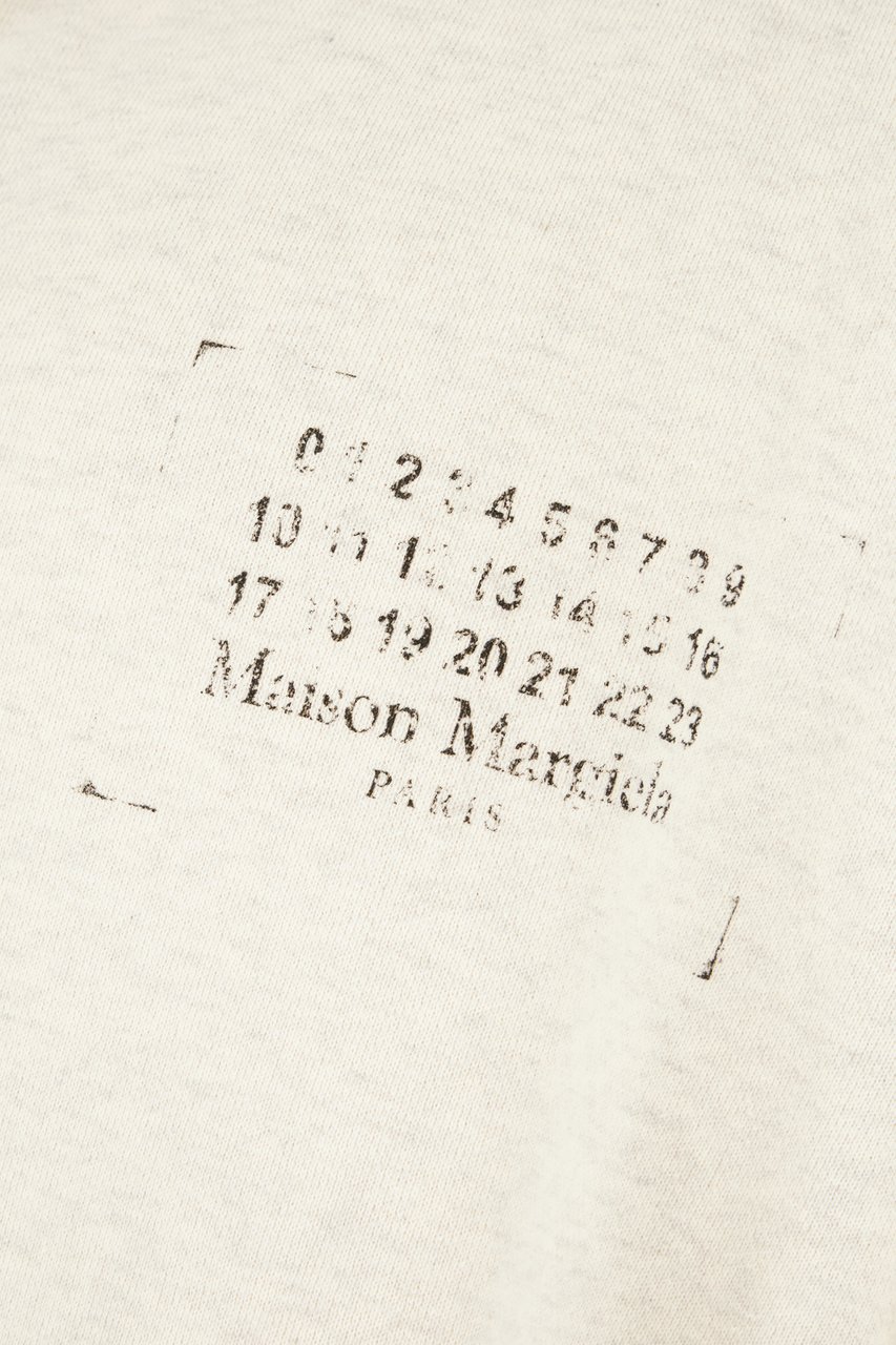 Maison Margiela Maison Margiela Sand cotton sweatshirt Neutraal