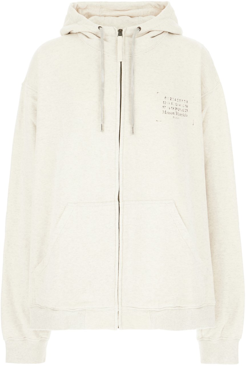Maison Margiela Maison Margiela Sand cotton sweatshirt Neutraal
