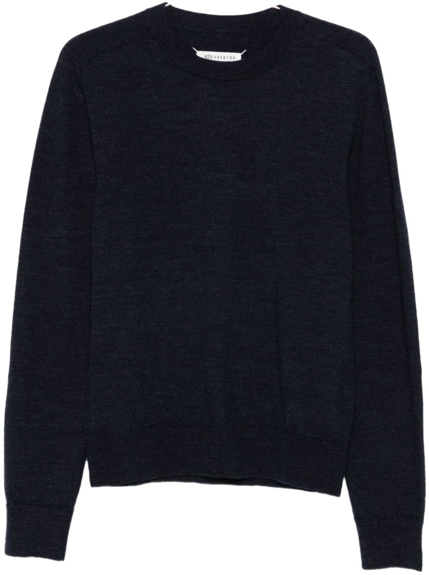 Maison Margiela Sweaters Blue Blauw