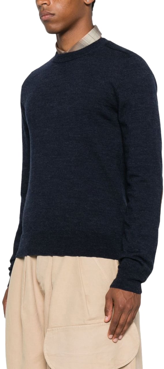Maison Margiela Sweaters Blue Blauw
