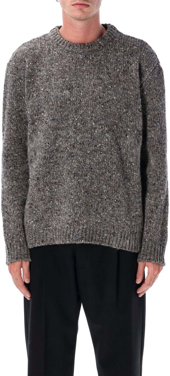 Maison Margiela Knit Wool Melange Grey Malange Grijs