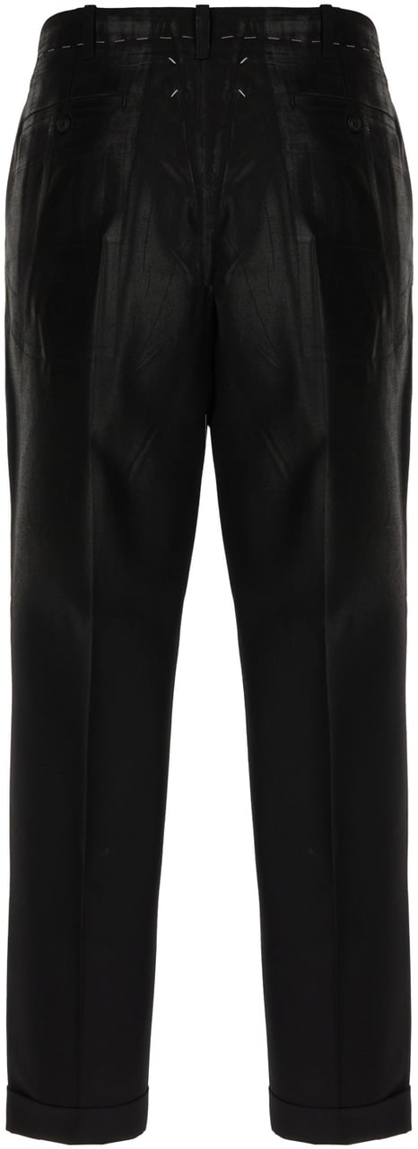 Maison Margiela Maison Margiela Black wool pants Zwart