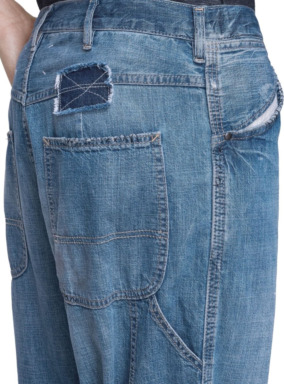 Maison Margiela Jeans Azzurro Blauw