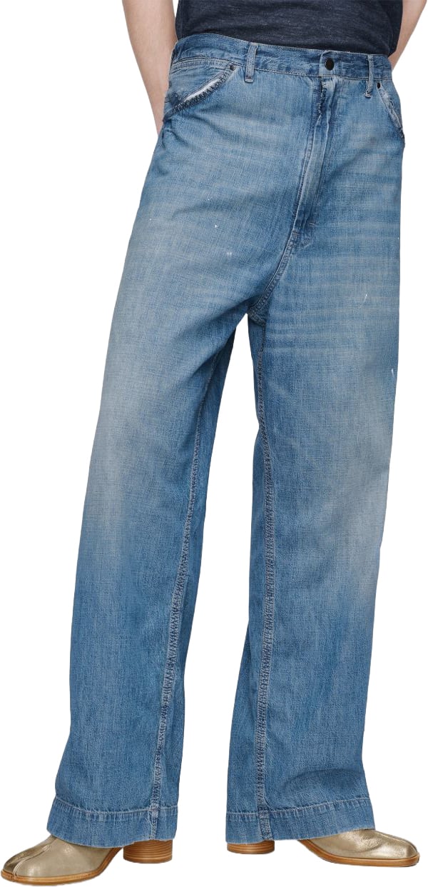 Maison Margiela Jeans Azzurro Blauw