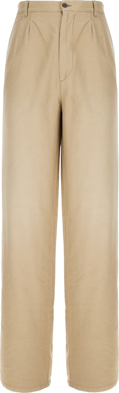 Maison Margiela Cappuccino cotton pants Bruin